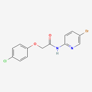N-(5-bromo-2-pyridinyl)-2-(4-chlorophenoxy)acetamide