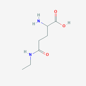 molecular formula C7H14N2O3 B555923 2-氨基-5-(乙氨基)-5-氧代戊酸 CAS No. 34271-54-0