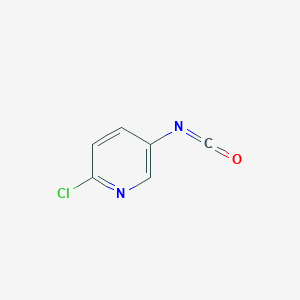 molecular formula C6H3ClN2O B055593 2-氯-5-异氰酸基吡啶 CAS No. 125117-96-6