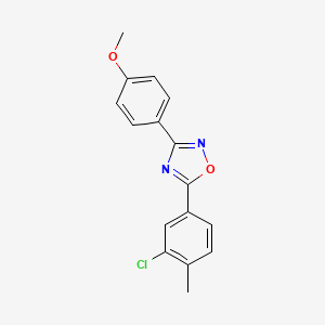 5-(3-chloro-4-methylphenyl)-3-(4-methoxyphenyl)-1,2,4-oxadiazole