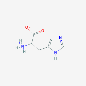 molecular formula C6H9N3O2 B555950 DL-Histidine CAS No. 4998-57-6