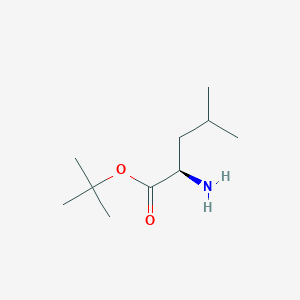 molecular formula C10H21NO2 B555951 (R)-叔丁基 2-氨基-4-甲基戊酸酯 CAS No. 67617-35-0