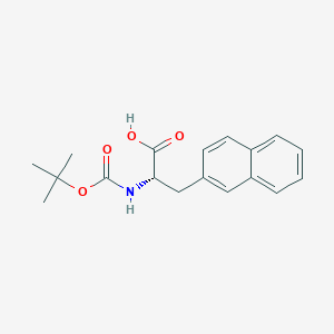 molecular formula C18H21NO4 B555952 D-Leucine Methyl Ester Hydrochloride CAS No. 5845-53-4