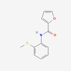 molecular formula C12H11NO2S B5559564 N-[2-(甲硫基)苯基]-2-呋喃酰胺 