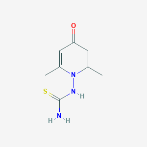 molecular formula C8H11N3OS B5559698 N-(2,6-二甲基-4-氧代-1(4H)-吡啶基)硫脲 