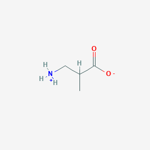 molecular formula C4H9NO2 B555996 3-氨基-2-甲基丙酸 CAS No. 144-90-1