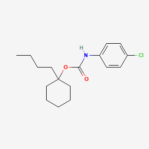 molecular formula C17H24ClNO2 B5560056 1-butylcyclohexyl (4-chlorophenyl)carbamate 