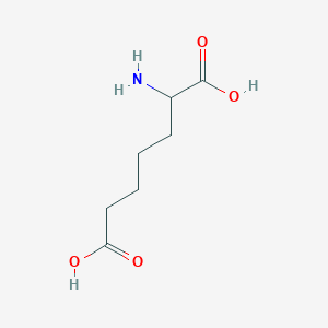 molecular formula C7H13NO4 B556008 Ácido 2-aminoheptanodioico CAS No. 627-76-9