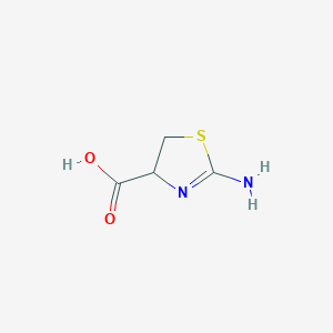molecular formula C4H6N2O2S B556010 2-氨基-2-噻唑啉-4-羧酸 CAS No. 2150-55-2