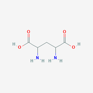 molecular formula C5H10N2O4 B556012 2,4-二氨基戊二酸 CAS No. 1421-04-1