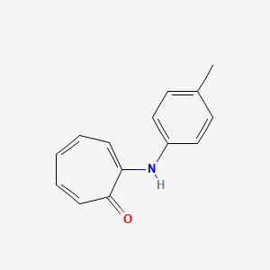 molecular formula C14H13NO B5560200 2-[(4-甲基苯基)氨基]-2,4,6-环庚三烯-1-酮 
