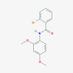molecular formula C15H14BrNO3 B5560290 2-溴-N-(2,4-二甲氧基苯基)苯甲酰胺 CAS No. 5353-82-2