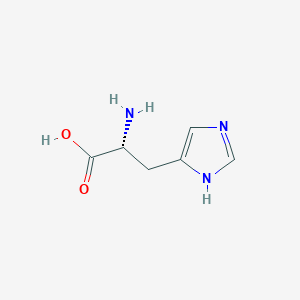 molecular formula C6H9N3O2 B556032 D-组氨酸 CAS No. 351-50-8