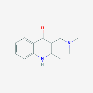 molecular formula C13H16N2O B5560357 3-[(dimethylamino)methyl]-2-methyl-4-quinolinol CAS No. 347364-77-6