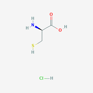 molecular formula C3H8ClNO2S B556047 D-半胱氨酸盐酸盐 CAS No. 32443-99-5