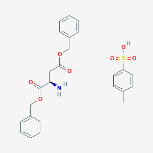 molecular formula C25H27NO7S B556067 (r)-二苄基2-氨基琥珀酸4-甲苯磺酸盐 CAS No. 4079-64-5