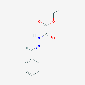 molecular formula C11H12N2O3 B5560724 ethyl (2-benzylidenehydrazino)(oxo)acetate 