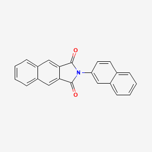 molecular formula C22H13NO2 B5560734 2-(2-萘基)-1H-苯并[f]异吲哚-1,3(2H)-二酮 