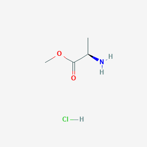 molecular formula C4H10ClNO2 B556076 D-丙氨酸甲酯盐酸盐 CAS No. 14316-06-4