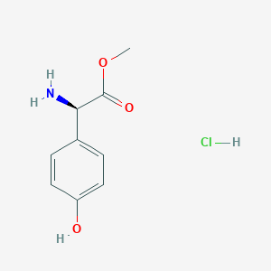 B556086 (R)-Amino-(4-hydroxyphenyl)acetic acid methyl ester hydrochloride CAS No. 57591-61-4
