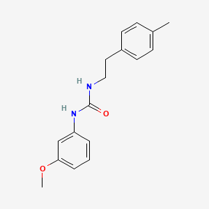 molecular formula C17H20N2O2 B5560919 N-(3-methoxyphenyl)-N'-[2-(4-methylphenyl)ethyl]urea 