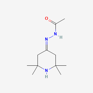 molecular formula C11H21N3O B5561017 N'-(2,2,6,6-tetramethyl-4-piperidinylidene)acetohydrazide 