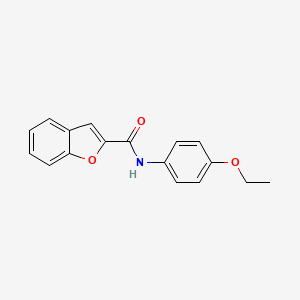 molecular formula C17H15NO3 B5561056 N-(4-ethoxyphenyl)-1-benzofuran-2-carboxamide 
