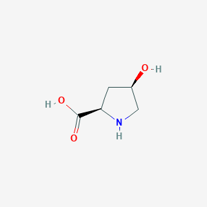 molecular formula C5H9NO3 B556123 cis-4-Hydroxy-D-proline CAS No. 2584-71-6