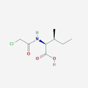 molecular formula C8H14ClNO3 B556127 N-(Chloroacetyl)-L-isoleucine CAS No. 67253-30-9