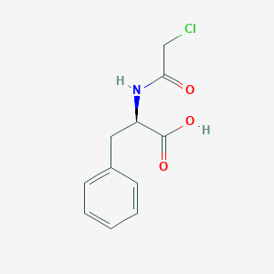 molecular formula C11H12ClNO3 B556129 N-Chloroacetyl-D-phenylalanine CAS No. 137503-97-0