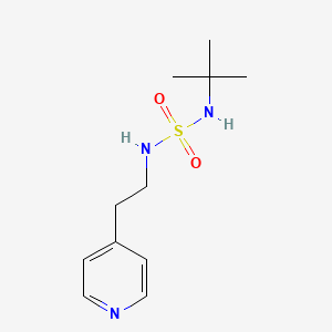 molecular formula C11H19N3O2S B5561361 N-(tert-butyl)-N'-[2-(4-pyridinyl)ethyl]sulfamide 