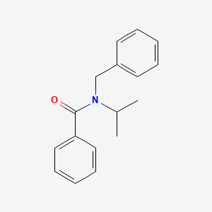molecular formula C17H19NO B5561416 N-benzyl-N-isopropylbenzamide 