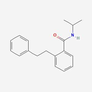 molecular formula C18H21NO B5561588 N-isopropyl-2-(2-phenylethyl)benzamide CAS No. 304674-36-0
