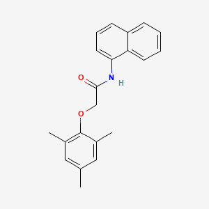 molecular formula C21H21NO2 B5561674 2-(间苯三酚氧基)-N-1-萘乙酰胺 