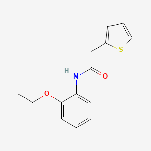 molecular formula C14H15NO2S B5561890 N-(2-ethoxyphenyl)-2-(2-thienyl)acetamide 