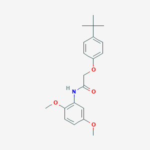 molecular formula C20H25NO4 B5561896 2-(4-叔丁基苯氧基)-N-(2,5-二甲氧基苯基)乙酰胺 