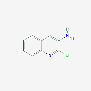 molecular formula C9H7ClN2 B055619 2-氯喹啉-3-胺 CAS No. 116632-54-3