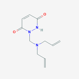 molecular formula C11H15N3O2 B5562051 2-[(二烯丙氨基)甲基]-6-羟基-3(2H)-哒嗪酮 