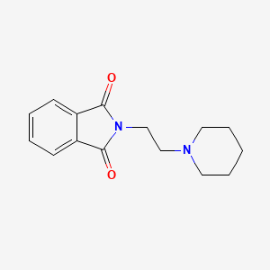 molecular formula C15H18N2O2 B5562181 2-[2-(1-piperidinyl)ethyl]-1H-isoindole-1,3(2H)-dione CAS No. 4667-75-8