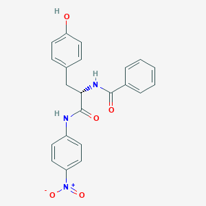 molecular formula C8H16ClNO2 B556246 (S)-N-(3-(4-羟基苯基)-1-((4-硝基苯基)氨基)-1-氧代丙烷-2-基)苯甲酰胺 CAS No. 6154-45-6