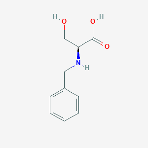 B556256 (s)-2-(Benzylamino)-3-hydroxypropanoic acid CAS No. 17136-45-7