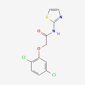 molecular formula C11H8Cl2N2O2S B5562591 2-(2,5-二氯苯氧基)-N-1,3-噻唑-2-基乙酰胺 