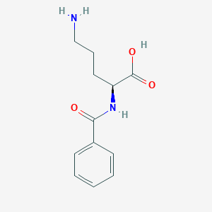 molecular formula C12H16N2O3 B556260 N2-苯甲酰-L-鸟氨酸 CAS No. 17966-71-1