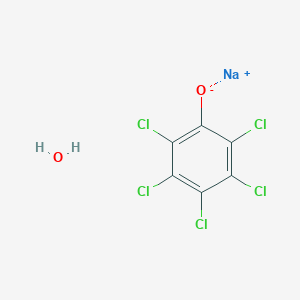 molecular formula C6H2Cl5NaO2 B055627 Pentachlorophenol sodium salt hydrate CAS No. 123333-54-0