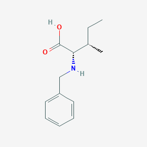 molecular formula C13H19NO2 B556275 (2S,3S)-2-(苄氨基)-3-甲基戊酸 CAS No. 1859-49-0
