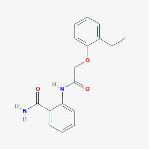 molecular formula C17H18N2O3 B5562906 2-{[(2-ethylphenoxy)acetyl]amino}benzamide 