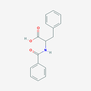 molecular formula C16H15NO3 B556296 苯甲酰-dl-苯丙氨酸 CAS No. 2901-76-0