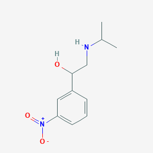 molecular formula C11H16N2O3 B5562984 2-(异丙基氨基)-1-(3-硝基苯基)乙醇 