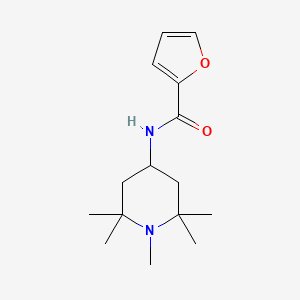 molecular formula C15H24N2O2 B5563028 N-(1,2,2,6,6-pentamethyl-4-piperidinyl)-2-furamide 