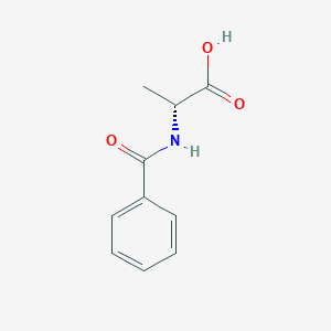 molecular formula C10H11NO3 B556305 n-Benzoyl-d-alanine CAS No. 17966-60-8
